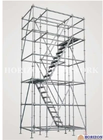 Heavy-Duty Steel Scaffolding Ladder for Construction Projects